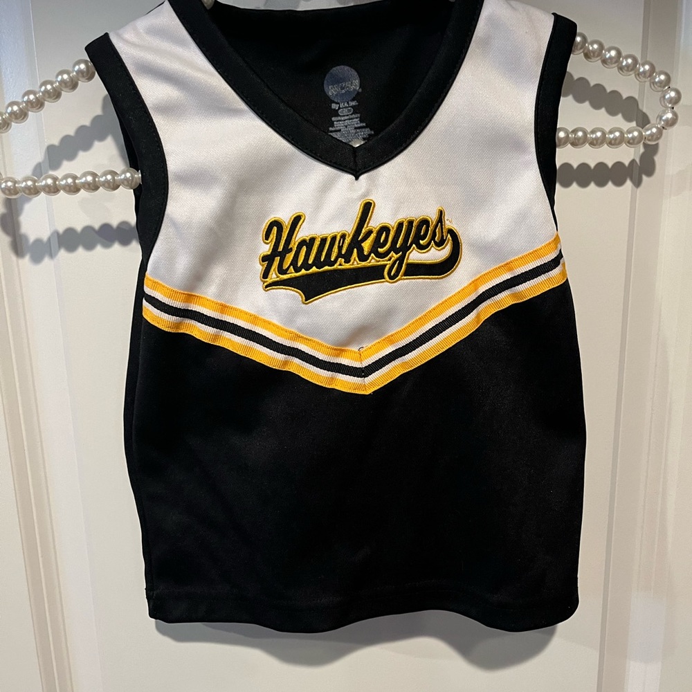 Iowa Hawkeyes cheerleading outfit